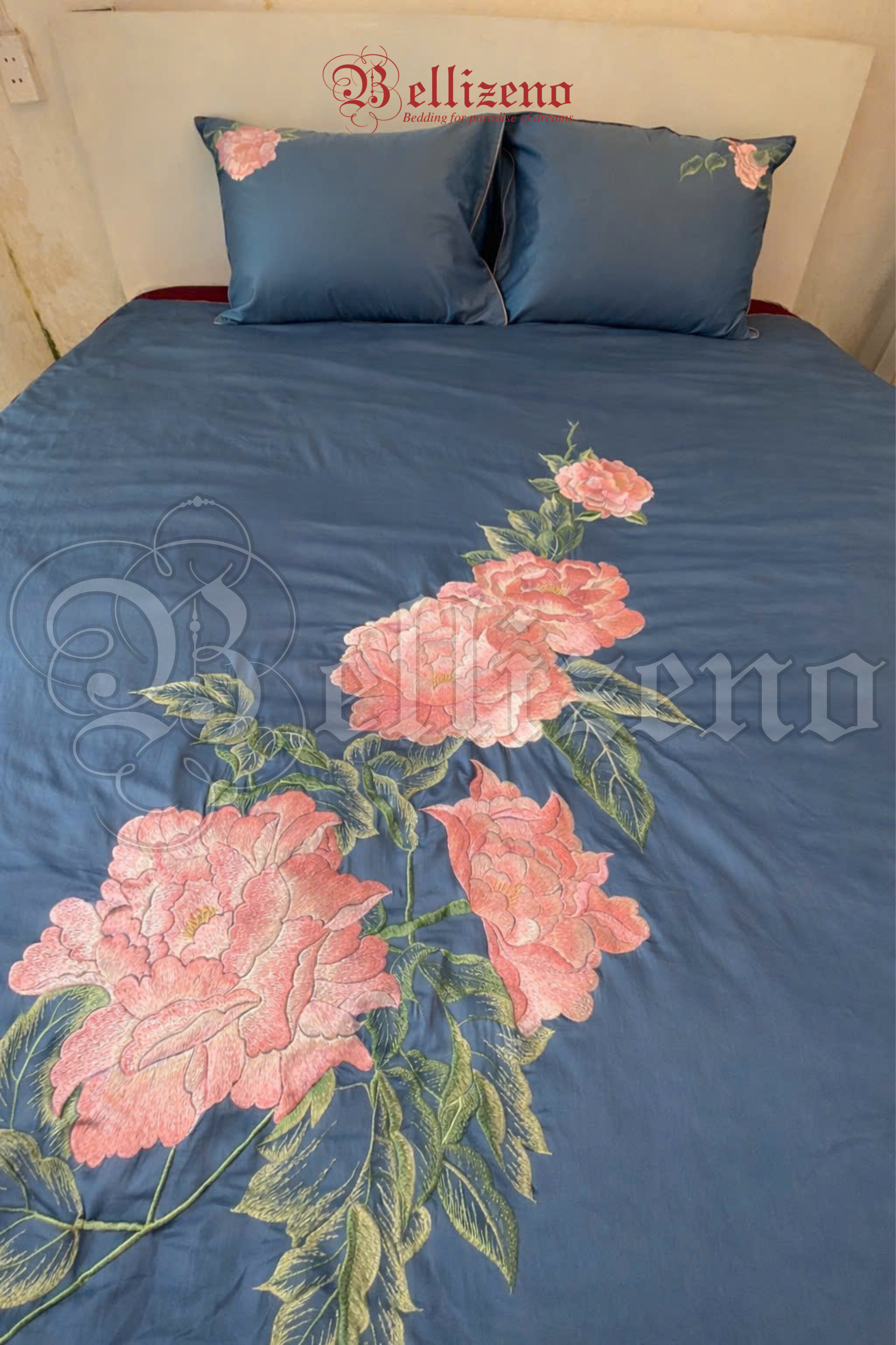 Mẫu đơn -  xanh deap blue